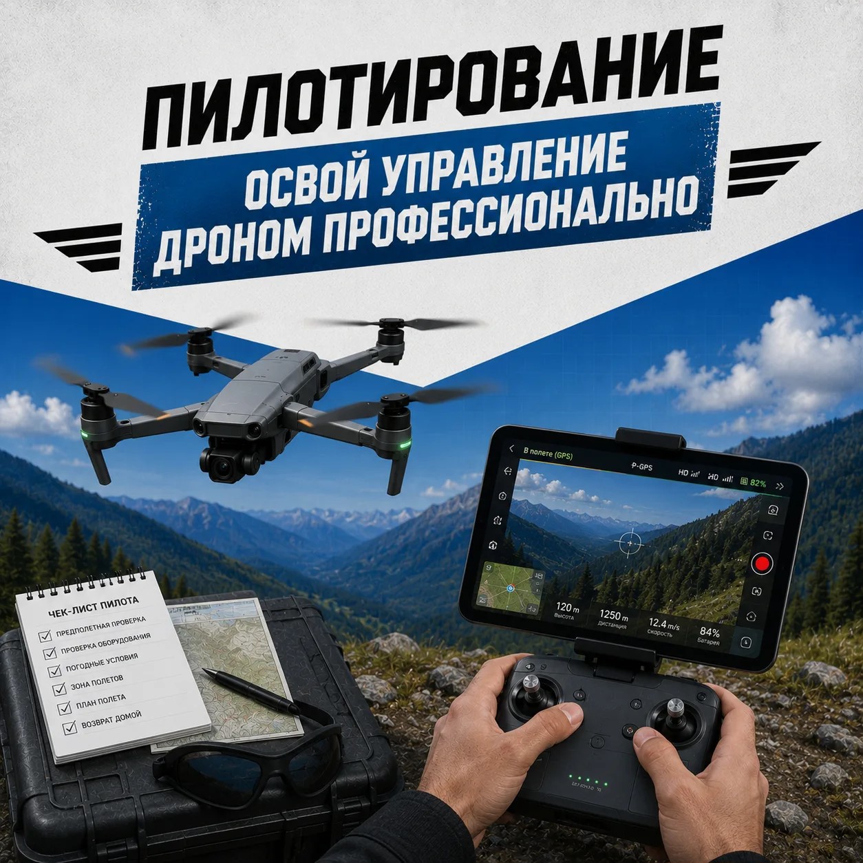 Работа с БПЛА — практическое занятие